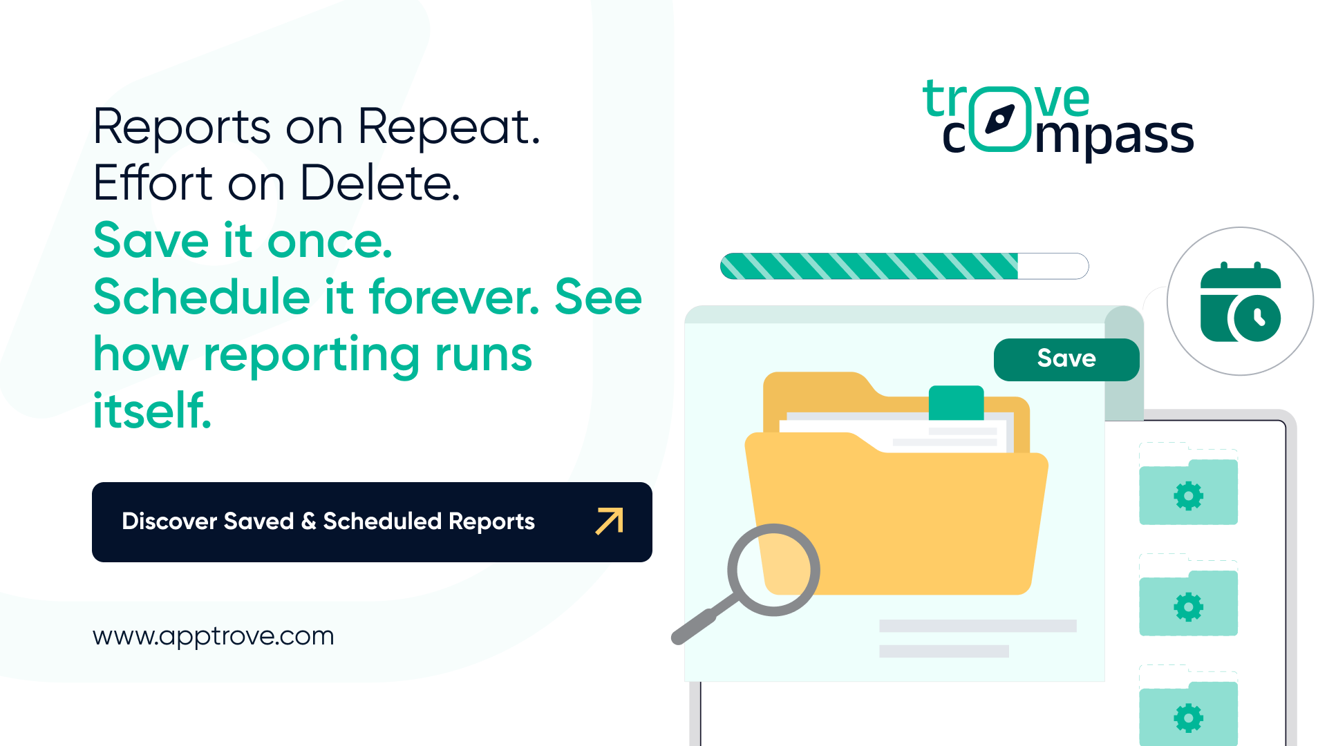 “Saved and Scheduled Reports” is now live for all Apptrovers.